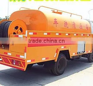 4*2 Dongfeng 5m3 Small High Pressure Water Cleaning Camion thumbnail-5