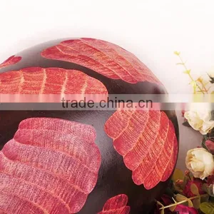 Thailand Import Wooden Crafts Creative Personality is Hand-cut Wood Vases Wholesale thumbnail-3