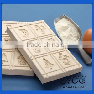 High Quality Wooden Carved Cookie Press Mold by CNC Machine Mould thumbnail-1