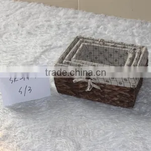 Eco-friendly Rectangle Attractive Wholesale Willow Basket thumbnail-6