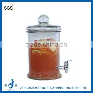 Glass Water/barverage Bottle With Tap PJ05 thumbnail-1