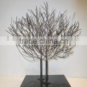 Shiny Metal Tree Sculpture for Decoration thumbnail-1
