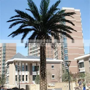 LZB081422 Outdoor Fiberglass Palm Tree Artificial Decorative Metal Palm Trees for Sale thumbnail-1