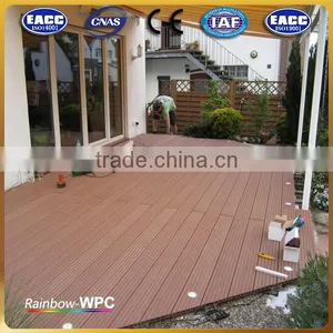 Floor , Blue Hollow Composite Decking For Sale thumbnail-6