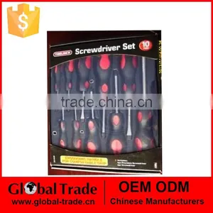 T0321 10Pc Screwdriver Set Slotted& Phillips Torx thumbnail-1