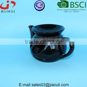 Popular Sales Teapot Shape Tea Light Oil Warmers Ceramic Oil Burner thumbnail-4