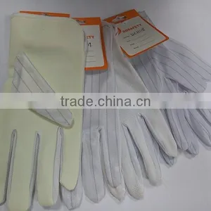 DDSAFETY White Cotton Gloves With Anti Static thumbnail-5