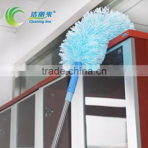 Cleaning Flexible Microfber Chenille Duster With Telescopic Metal Pole thumbnail-2