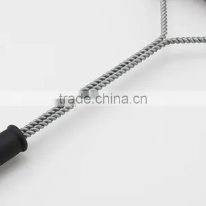 Best Stainless Steel Barbecue Grill Brush With Long Wire Handle thumbnail-4