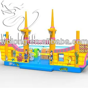 Pirate Ship Inflatable Bouncer/inflatable Castle /bounce House for Sale thumbnail-1