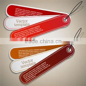 2017 Customized Jeans Paper Hang Tag Design With String thumbnail-5