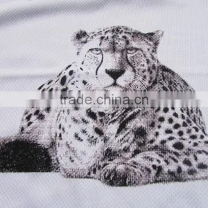 100%polyester Micro Mesh T-shirt ,wildlife Marathon T-shirt With Tiger Printing thumbnail-2