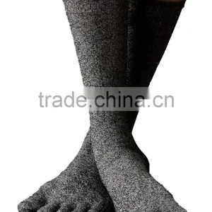 Copper Bamboo Athlete's Foot Control Toe Sock (Black) thumbnail-1