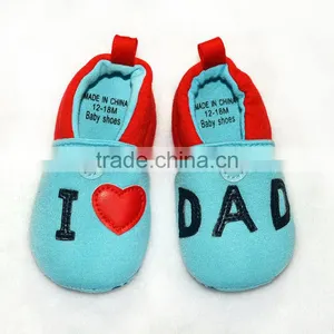 "I Love Dad" Embroidered Baby Footwear thumbnail-4