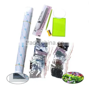New Design Rhinestone White Tiger Pattern Cotton Embroidery DIY Kit Diamond Painting thumbnail-2