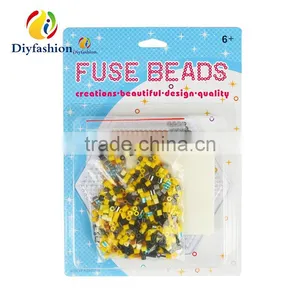 Diyfashion 5mm Mini Hama Perler Beads Set With Pegboard Iron Paper and Twezzer Fuse Beads Toys for Kids 18017 thumbnail-2
