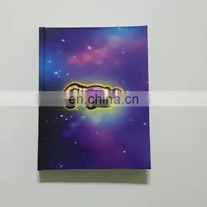 Merry Christmas Hardcover Custom LED Lighting Up Diary/Notebook With Fiber Optic thumbnail-1