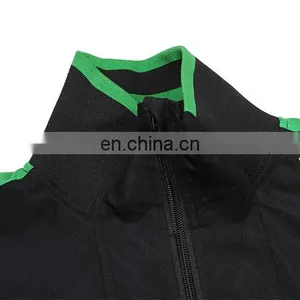 Lateset Design Black and Green Custom Track Suit thumbnail-3