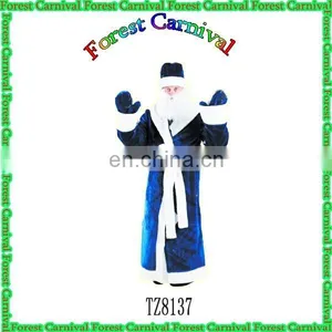 TZ8137 Plus Size Blue Adult Men Christmas Costumes Manufacturer 165-180cm thumbnail-1