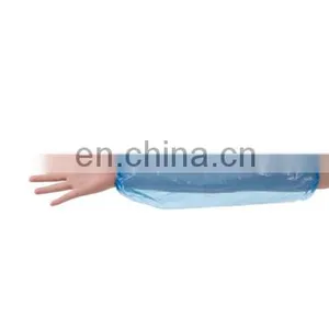 Wholesale Disposable Arm Sleeve Cover Pe Waterproof Oversleeves for Hospital and Home Use thumbnail-2