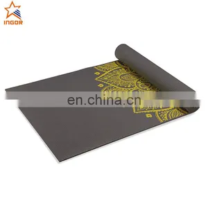 Wholesale Exercise Folding Anti Slip Rubber Floating Gym Printed Gymnastics Mats thumbnail-5