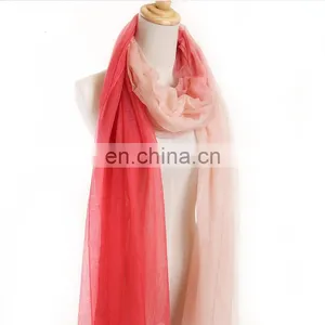 Rainbow Color Hand Painted Cashmere Shawl thumbnail-1