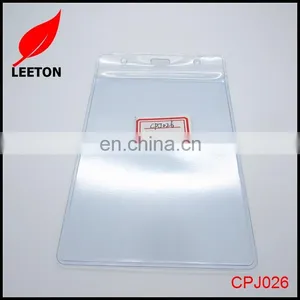 Good Quality Plastic PVC Zip Lock ID Card Badge Holder thumbnail-6