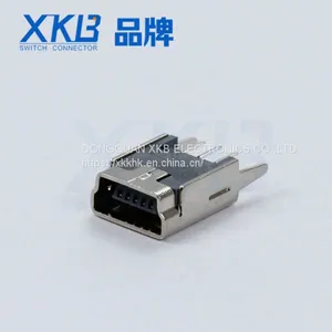 Cross-border Supply 180 Degree Mini USB Socket thumbnail-1
