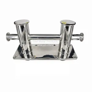 Stainless Steel Cross Bollard Double thumbnail-1