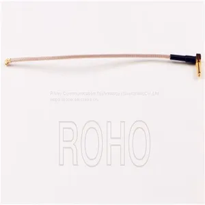 Right Angle RP SMA Female to Ipex/Ufl/Mhf Connector RF Coaxial Cable Assembly With Rg316/174 Cable thumbnail-1