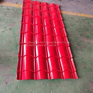 Building Material Metal Metal Glazed Tile Roll Forming Machine thumbnail-5