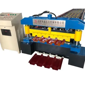 New Type Galvanized 686 Trapezoidal Plate Ibr Roof Sheet Metal Stamping Machines With High Speed thumbnail-1