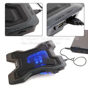 Large Size Notebook Cooling Pad One Fan 878 thumbnail-1