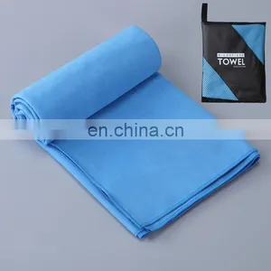High Quality Absorbent Light Weight Fast Drying Microfiber Beach Towel Outdoor Sports Towel thumbnail-4