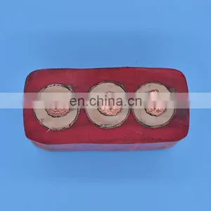 3 Cores Flat Flexible Stackers Reclaimer Power Reeling Cable for Harbour Crane thumbnail-2