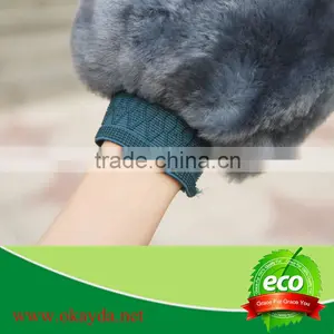 Car Cleaning Glove Sheepskin Car Washing Tools 100% Natural Wool thumbnail-2