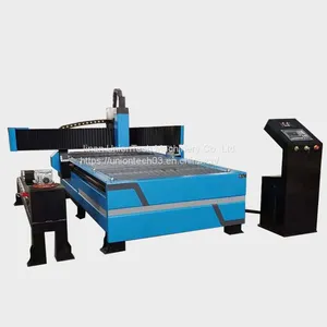 Best Price China Plasma Cutting Machine, 1500*3000mm CNC Machine Plasma Cutter With Rotary for Metal thumbnail-3