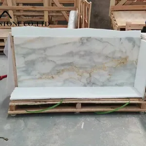 Good Quality and Price of White Marble Stone Top Vanity thumbnail-5