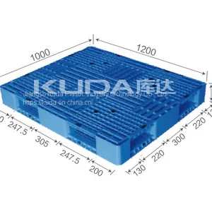 Low Cost Distrubution Pallet of China Manufacturer 1210B WGSM PLASTIC PALLET thumbnail-1