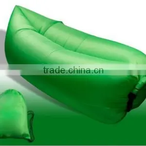 Outdoor Inflatable Lounger Hangout Nylon Air Sleeping Bag Camping thumbnail-3