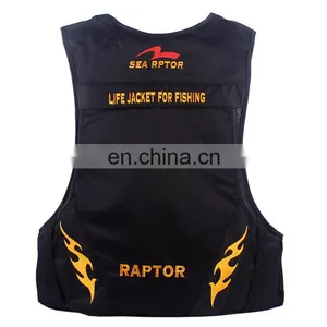 ROBBEN High Quality Outdoor Floating Fishing Vest Waterproof Nylon Life Jacket for Fishing thumbnail-3