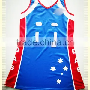 Custom Made Printing Sublimation Netball Dress thumbnail-1
