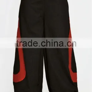 Indian Men Women Unisex Multi Color Cotton Alladin Harem Pants With Stylish Pockets Trouser thumbnail-1