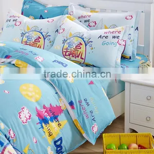 Hot Sale Wholesale Twill Design 100% Cotton Colorful Cartoon Comfortable Soft Luxury Gorgeous Bedding Set Duvet Cover thumbnail-6