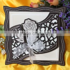 Ideal Products Pretty Design Chocolate Wood Wedding Cards thumbnail-1