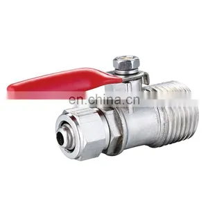 High Quality Brass Female Two Ways Hose Valve For Pex Pipe 1/2