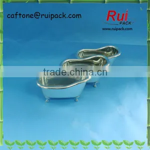 Silver Mini Bath Tube Body Care , Mni Bath Gift Set thumbnail-1