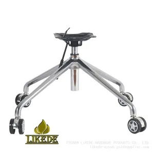 Four-Star Swivel Chair Base Newest Height Adjustable Chrome Sofa Legs Home Office Workshop Hospital Laundry Versatile Table Use thumbnail-1