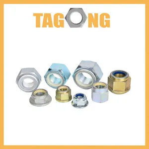 Hexagonal Hexagonal Nylon Lock Nut With Thickened Insert for Strong Grip With Thickened Insert for Strong Grip thumbnail-1