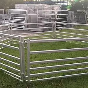 Horse Fence Panels Circular Tube Livestock Cattle Panels Horse Corral Panels Easily Assembled Sheep and Goat Farm thumbnail-3